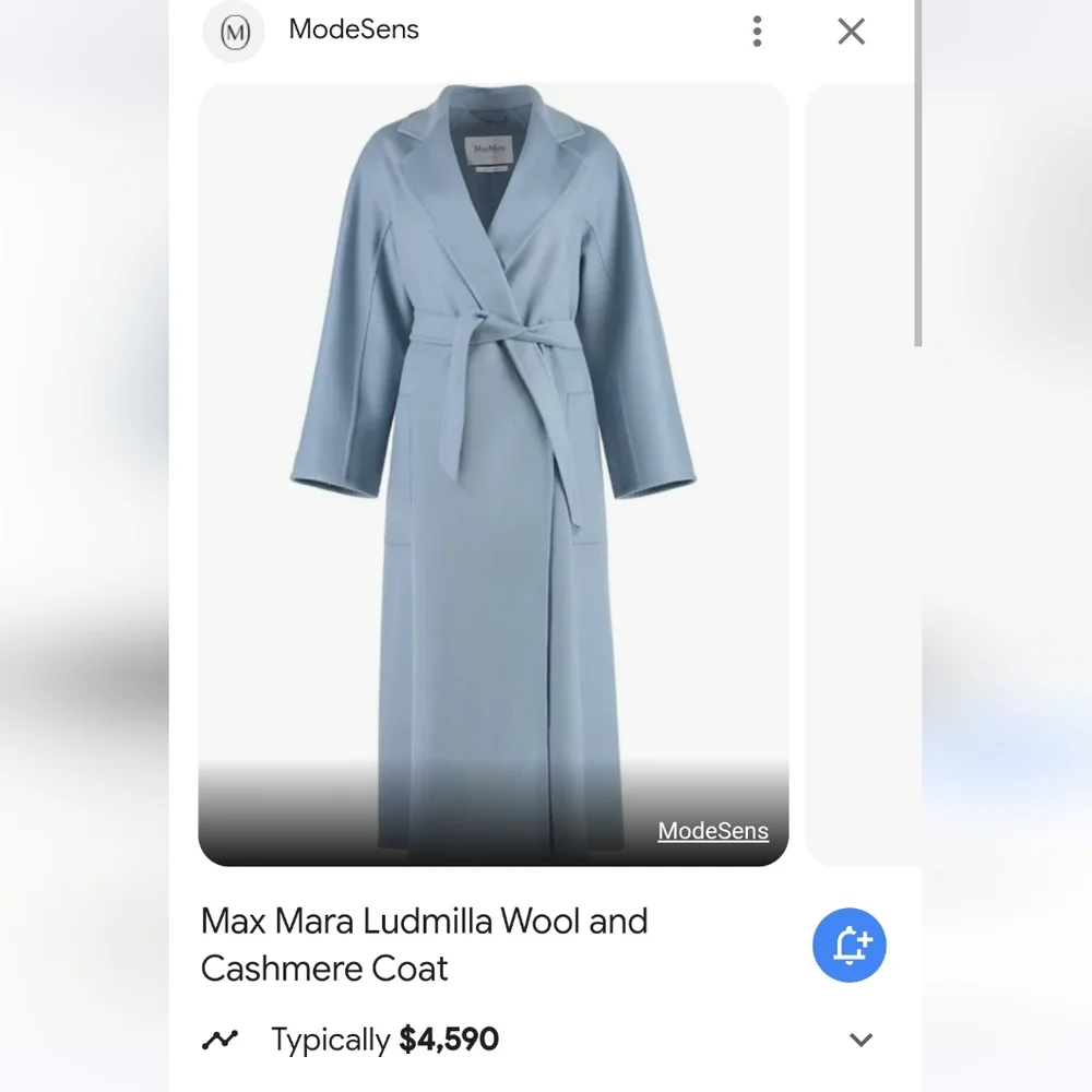 Maxmara Ludmilla Cashmere Coat US4 - Picture 9 of 9